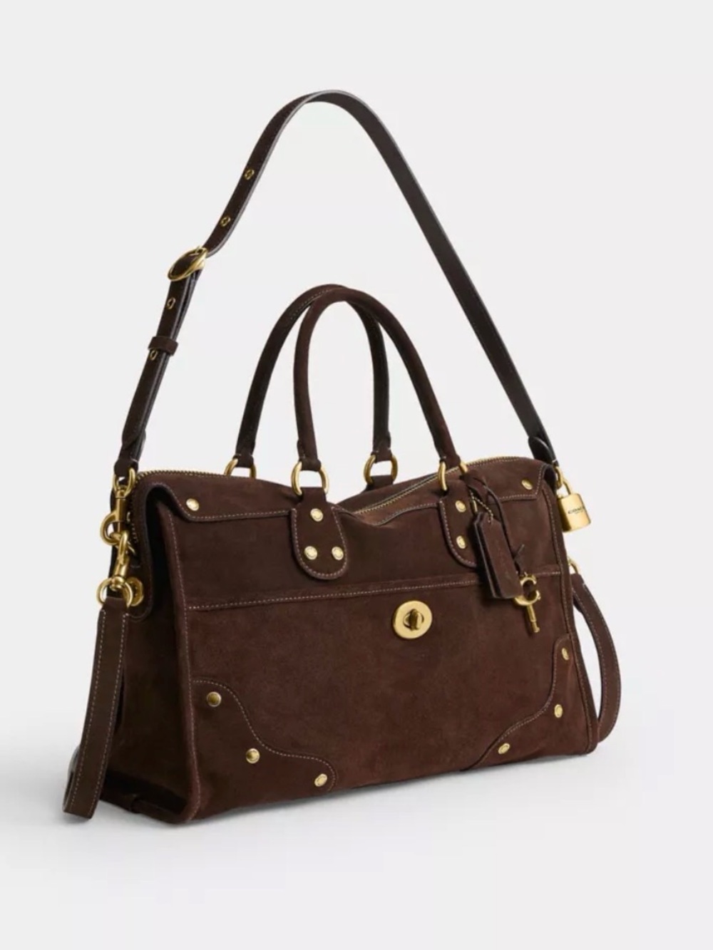Coach Rhyder 38 Dark Chocolate NWT CFN68 - Picture 11 of 15